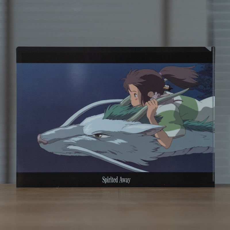 Ghibli - Le Voyage De Chihiro - Chemise A4 Sur le dragon