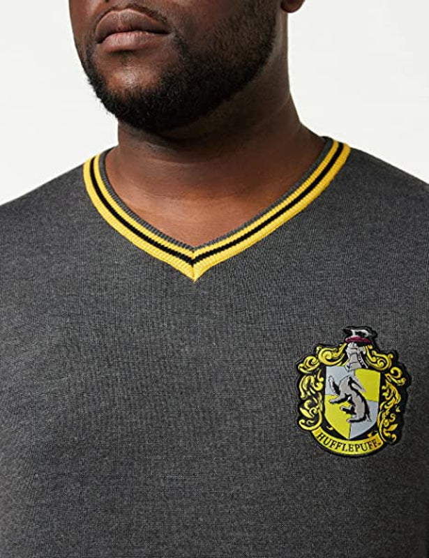 Harry Potter - Pull Anthracite Hommes Poufsouffle - XS
