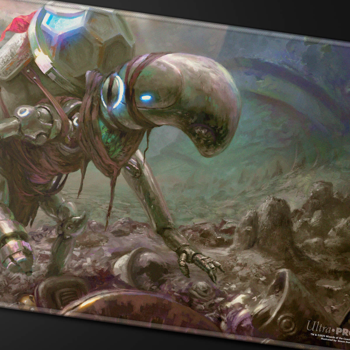 Ultra Pro - Magic: The Gathering - Commander Series - Fan Vote 2 - Tapis de jeu à bord cousu Urtet, vestige de Memnarch - flash vidéo