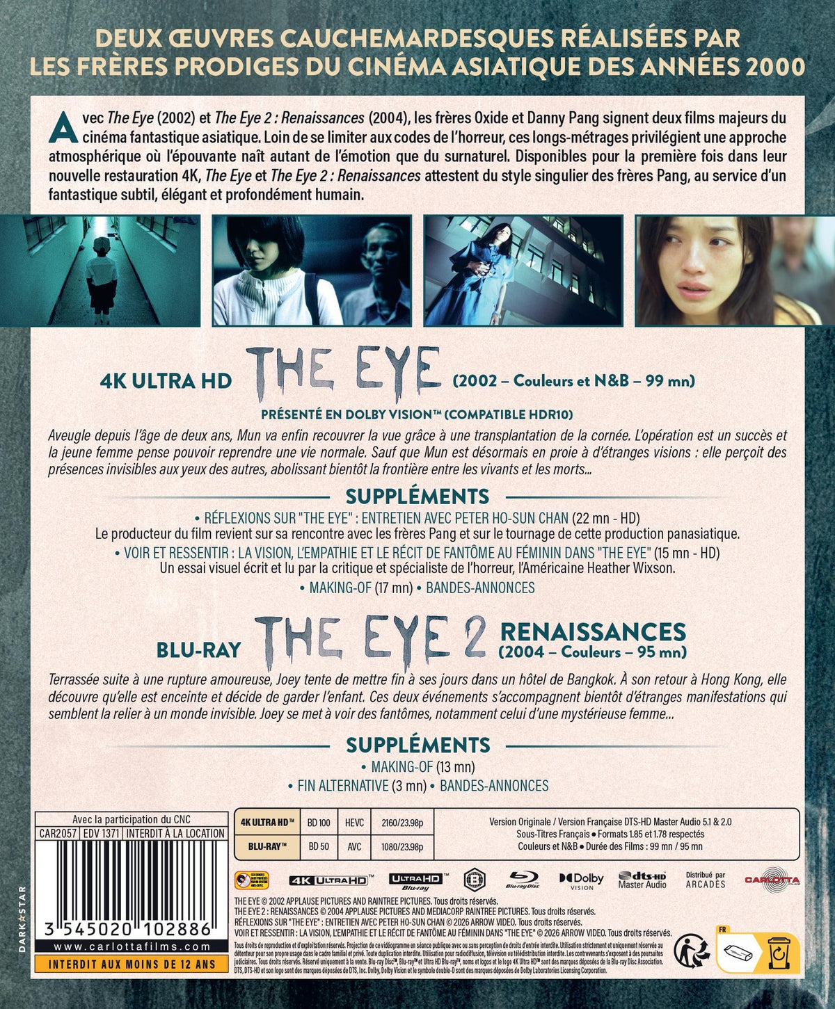 The Eye 1 & 2 [4K Ultra HD]