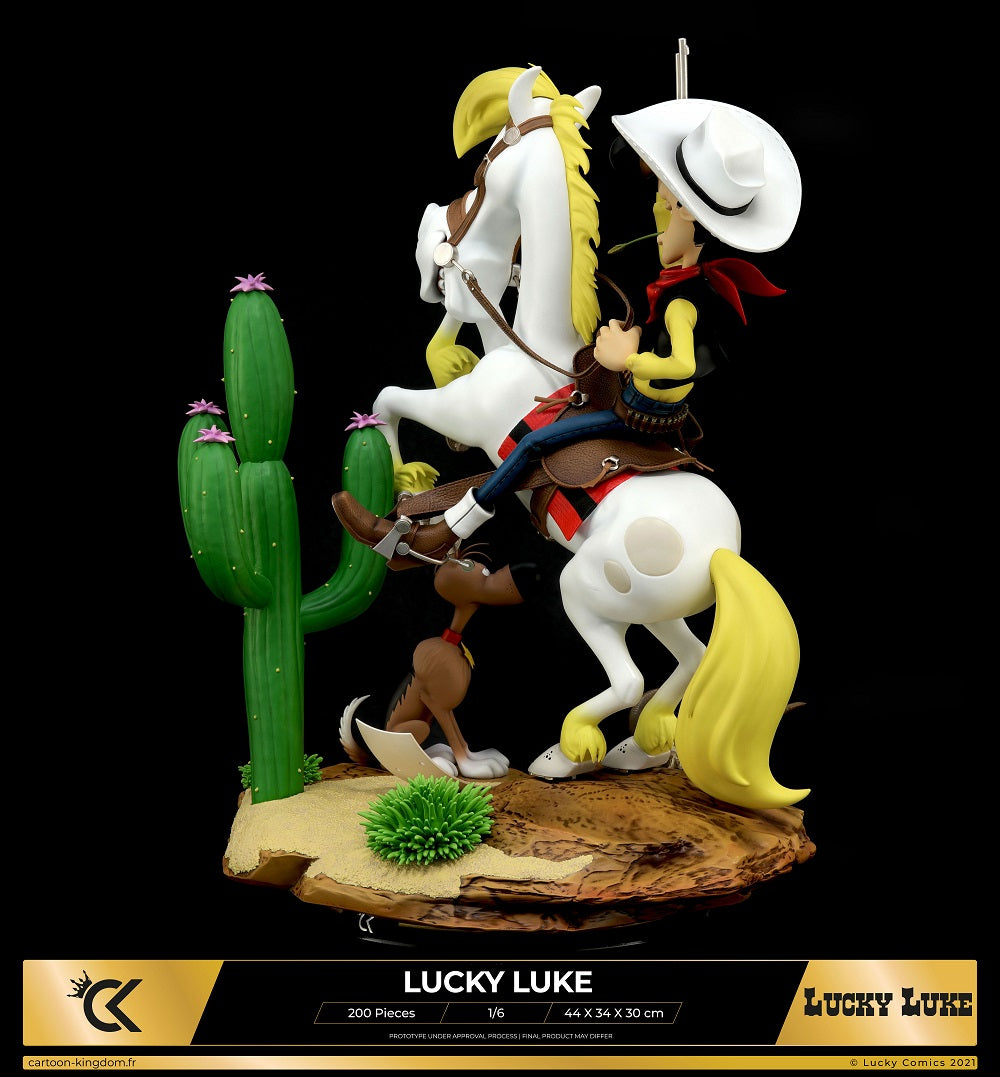 Cartoon Kingdom - 1:6 Statues - Lucky Luke Statue 44cm - flash vidéo