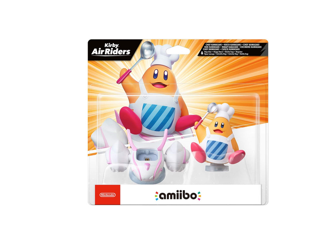 Amiibo Chef Kawasaki et Étoile Hop - Kirby Air Riders Collection
