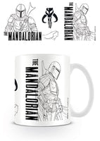 Star Wars : The Mandalorian Line Art Mug 315ml