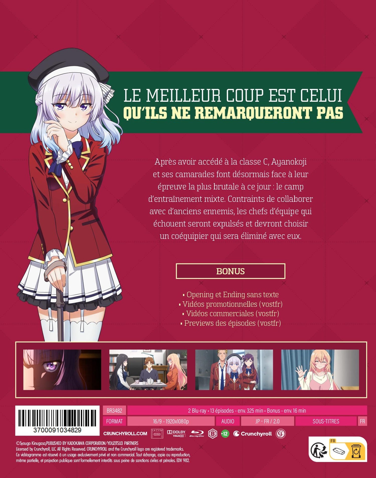 Classroom of the Elite - Saison 3 [Blu-ray]