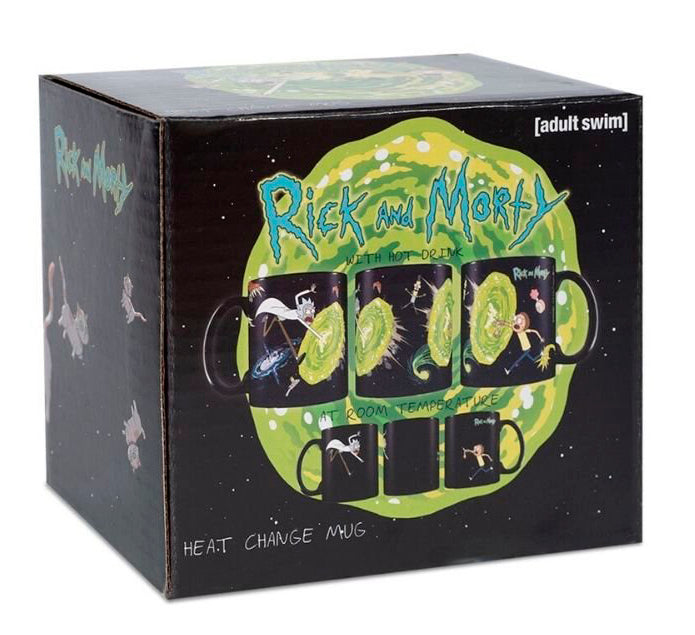 Rick et Morty - Portails Mug thermoréactif 315ml - flash vidéo