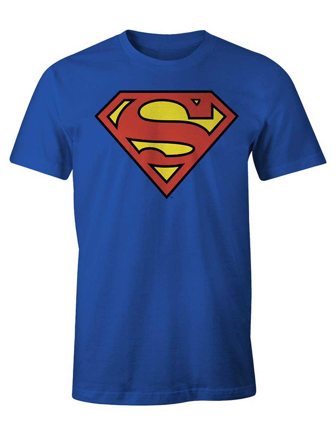 DC Comics - Superman Classic Logo Blue T-Shirt - M - flash vidéo