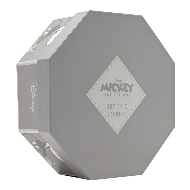 Disney - Lot de 7 Boules de Noël - Mickey et ses amis