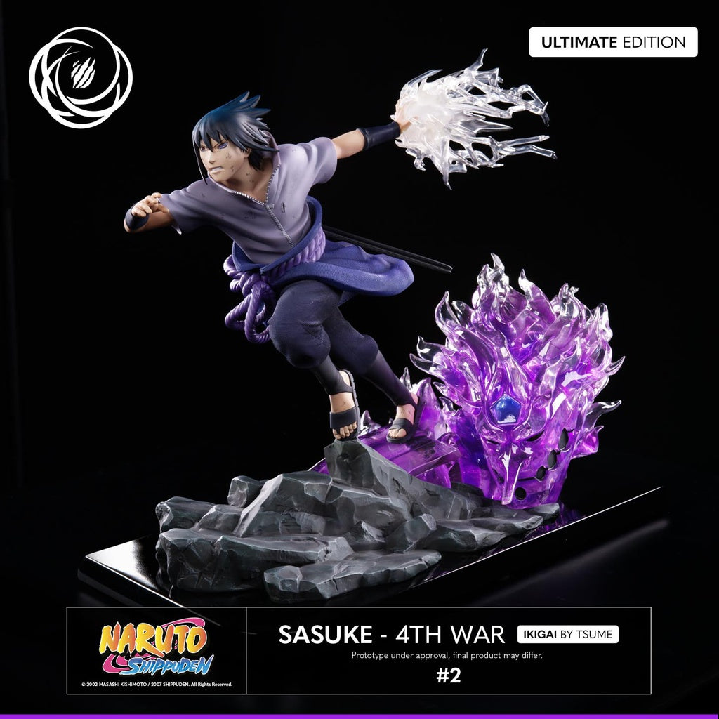 Naruto Shippuden - Statue IKIGAI Sasuke 4th War - Édition Ultimate - flash vidéo
