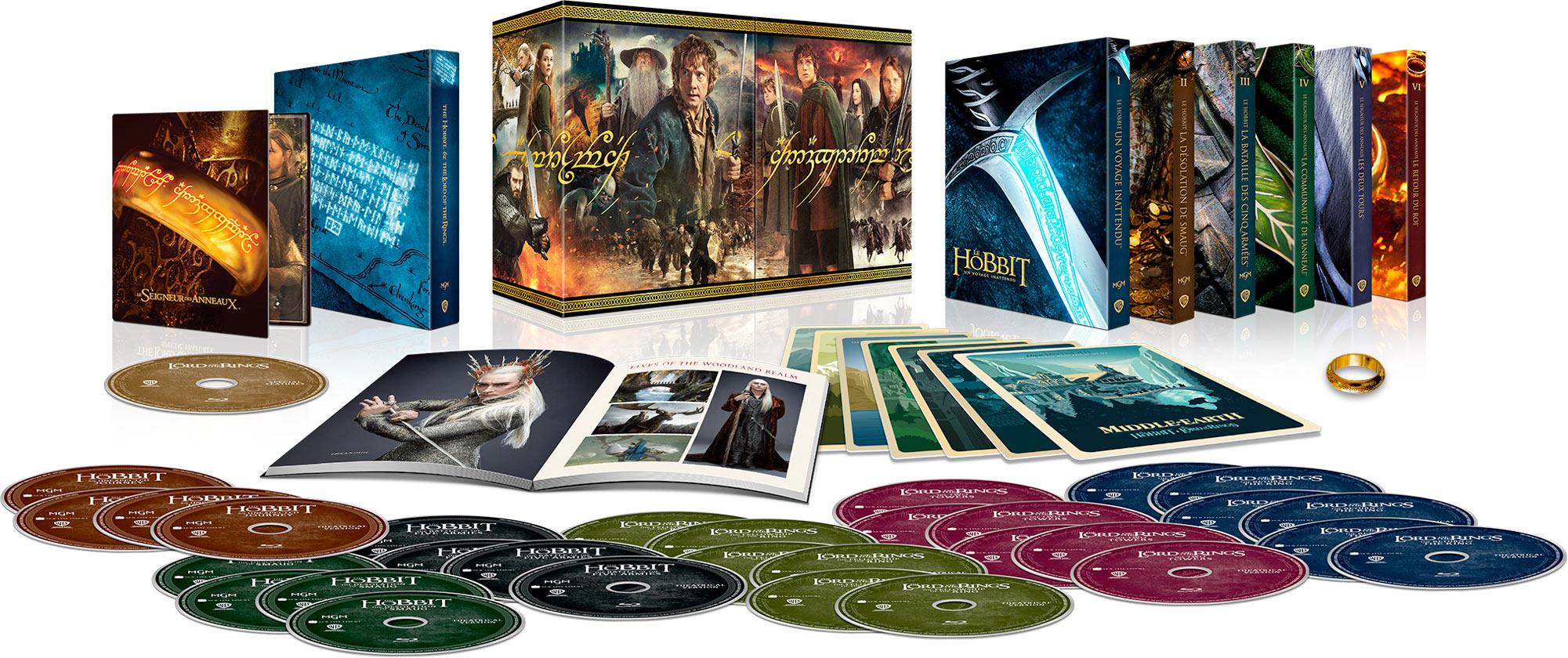 La Terre du Milieu - Coffret trilogie Le Hobbit + trilogie Le Seigneur des Anneaux [4K Ultra HD]