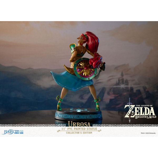 First 4 Figures - The Legend of Zelda : Breath of the Wild - Urbosa Statue Edition Collector 27cm - flash vidéo