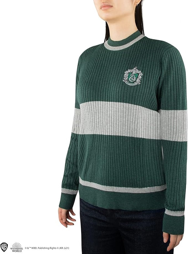 Harry Potter - Pull de Quidditch Serpentard - Taille L - flash vidéo