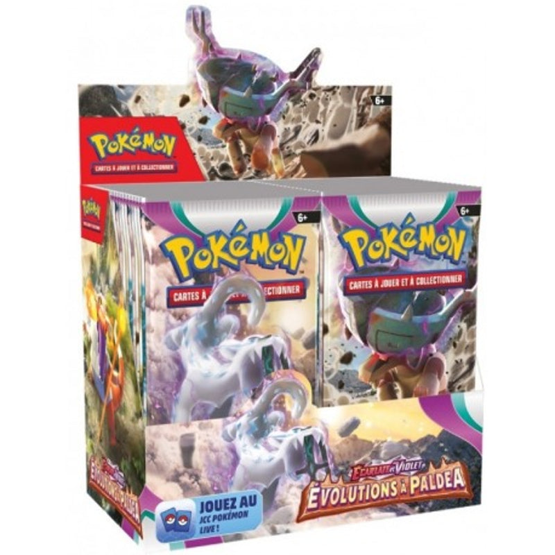 Pokémon JCC - Écarlate et Violet - Pack de Booster Évolutions à Paldea (Display x36)