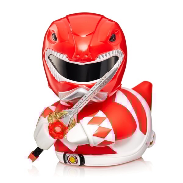 TUBBZ Canard de bain - Mighty Morphin Power Rangers - Ranger Rouge (Édition Limitée) - flash vidéo
