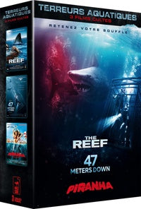 Coffret Requins Terreur Aquatique : The Reef + 47 Meters Down + Piranha 3D [DVD]