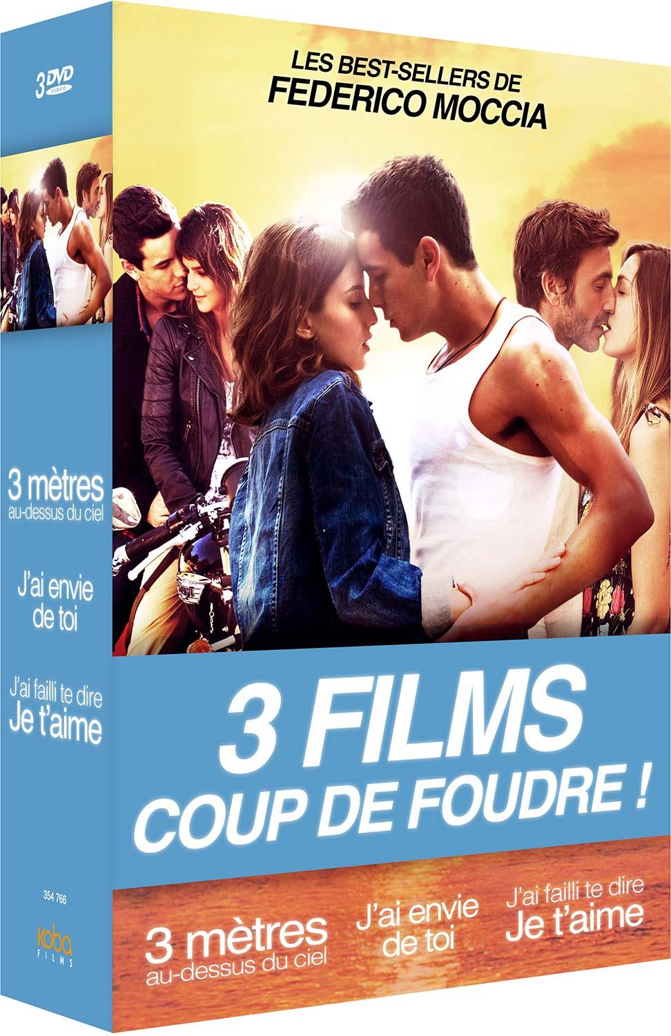 Best-sellers de Federico Moccia : 3 mètres au-dessus du ciel + J'ai envie de toi + J'ai failli te dire je t'aime [DVD]
