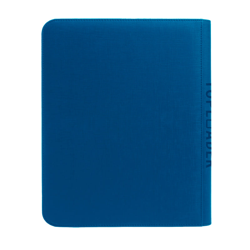 Ultra Pro - Classeur Pro-Binder haut de gamme à fermeture éclair à 4 pochettes TOPLOADER bleu