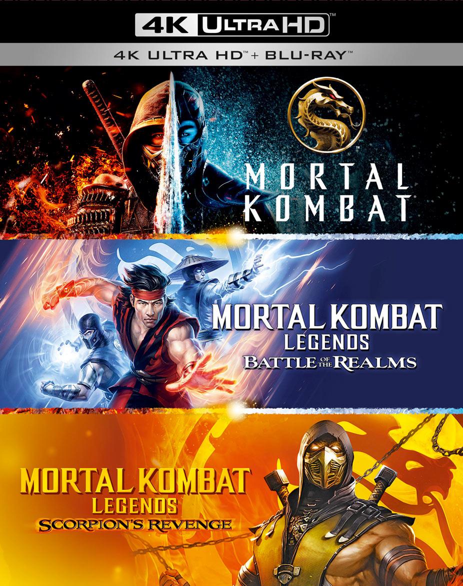 Mortal Kombat (2021) + Mortal Kombat Legends : Scorpion's Revenge & Battle of the Realms [4K Ultra HD]