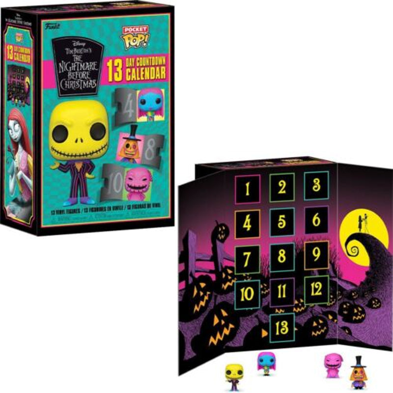 Funko Pocket Pop! Disney: The Nightmare Before Christmas - 13 Day Countdown Calendar (Blacklight) ENG Merchandising