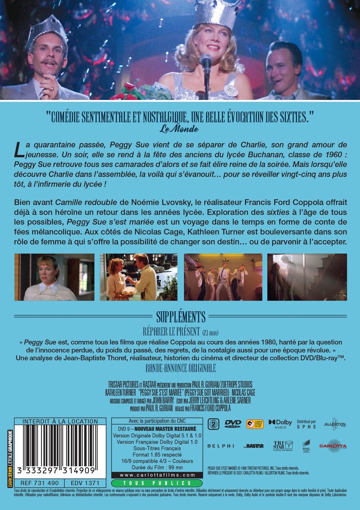 Peggy Sue s'est mariée [DVD]