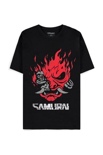 Cyberpunk 2077 T-Shirt Samurai Bandmerch  (S)