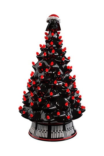 Star Wars Sapin de Noël en céramique avec lumières Dark Vador 30 cm