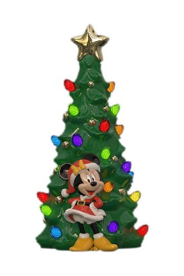 Disney Sapin de Noël en céramique avec lumières Minnie Mouse 15 cm