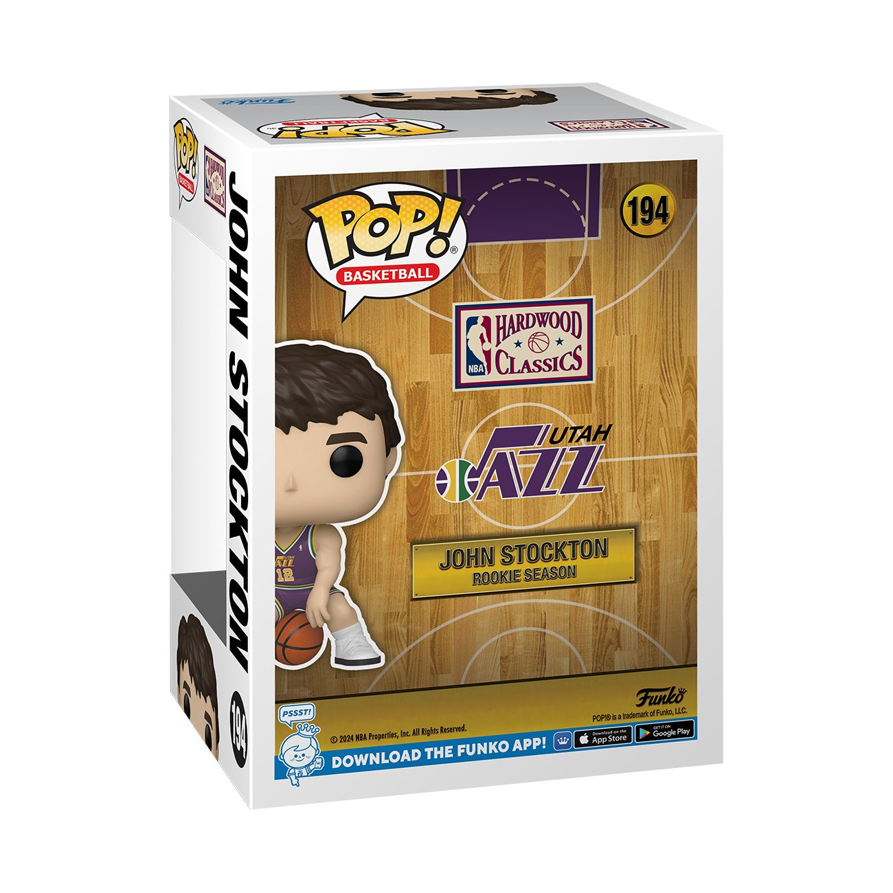 Funko Pop! NBA: Utah Jazz - Rookie Season John Stockton - flash vidéo