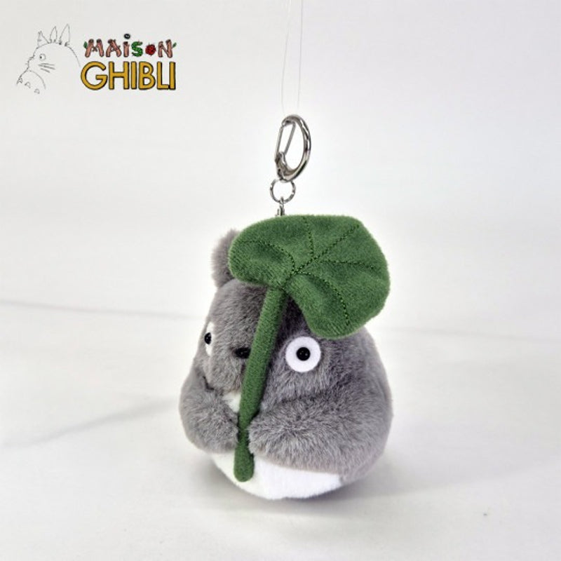 Ghibli - Mon Voisin Totoro - Porte-clés Peluche Nakayoshi Totoro avec Feuille