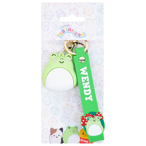 Squishmallows - Porte-clés à bracelet Wendy la Grenouille Verte - flash vidéo