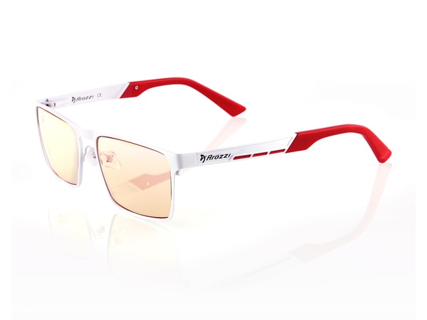 Arozzi Visione - Lunettes gaming anti-lumière bleue VX800 - Blanche - flash vidéo
