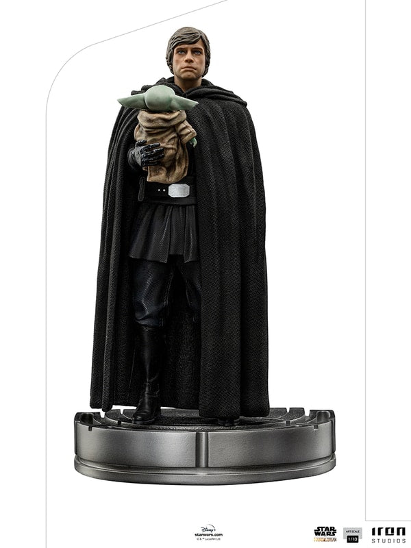 Iron Studios - Arts Scale 1/10 - The Mandalorian - Luke Skywalker and Grogu Statue 21cm