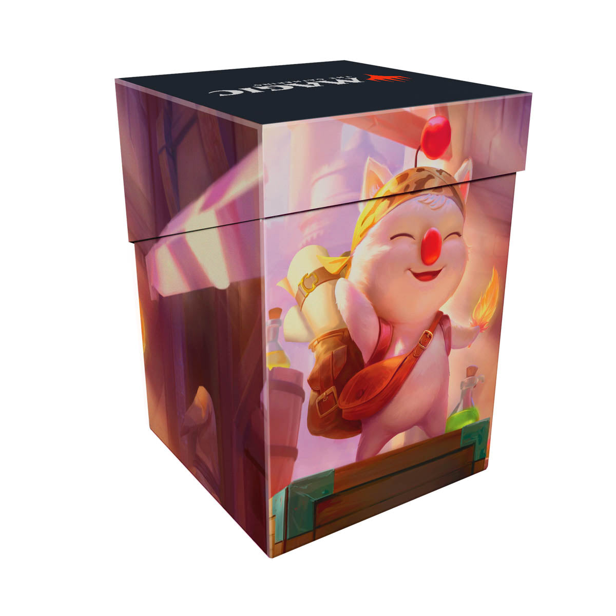 Ultra Pro - Magic: The Gathering - Universes Beyond: Final Fantasy - Boîte de deck 100+ Stiltzkin, Moogle Merchant