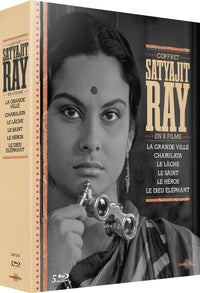 Coffret Satyajit Ray en 6 films - La Grande ville + Charulata + Le Saint + Le Lâche + Le Héros + Le Dieu éléphant [Blu-ray]
