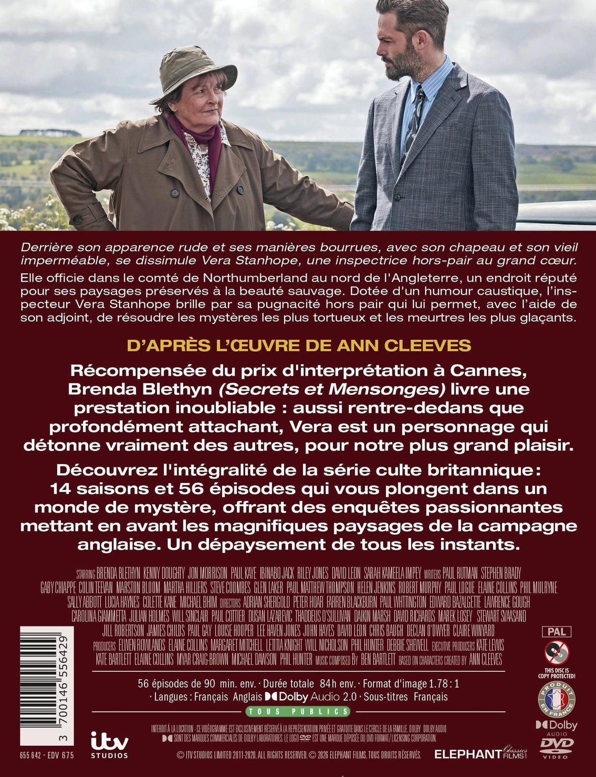Les Enquêtes de Vera - L'Intégrale - Saisons  1 à 14 [DVD]
