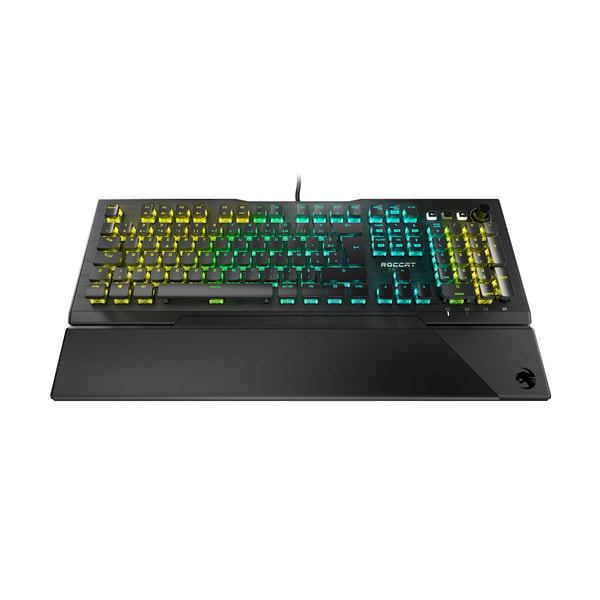 Roccat - Clavier de jeu mécanique optique Vulcan Pro AIMO avec éclairage RGB - Disposition AZERTY française - flash vidéo