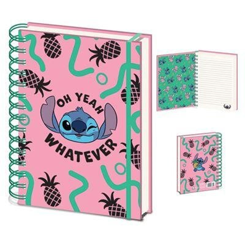 Disney - Lilo et Stitch - Carnet de notes A5 "Oh Yeah Whatever"
