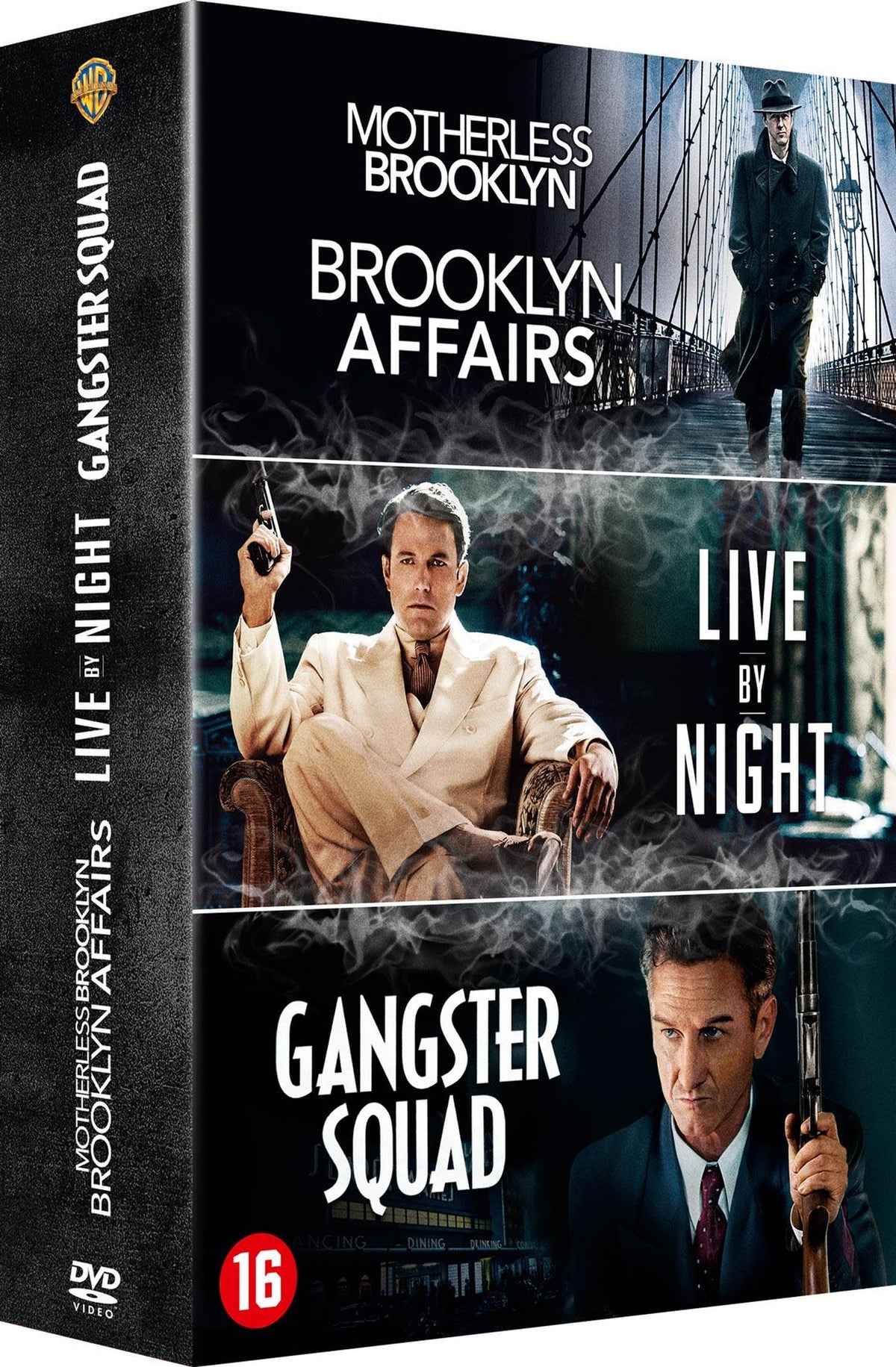 Coffret 3 films : Brooklyn Affairs + Gangster Squad + Live By Night [DVD]