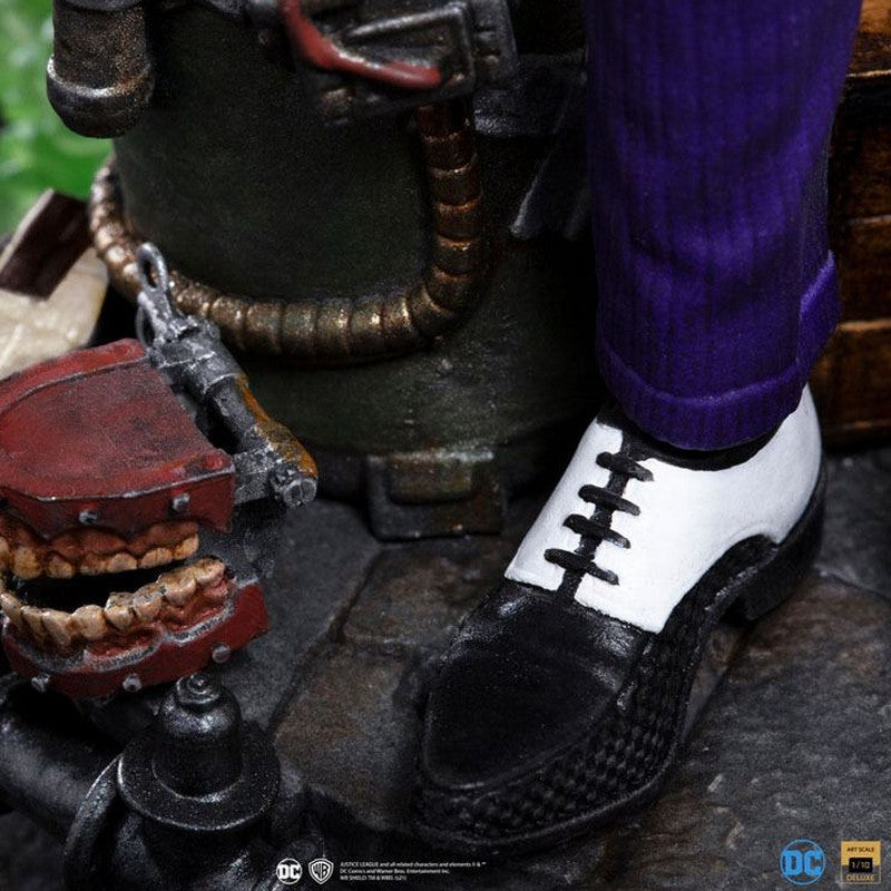 Iron Studios - Deluxe Arts Scale 1/10 - DC Comics - The Joker Statue 23cm - flash vidéo