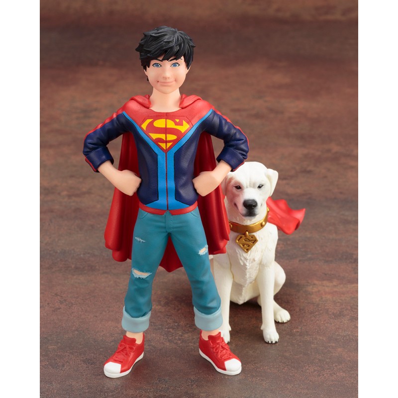 DC COMICS SUPER FILS JONATHAN KENT & KRYPTO 2 PACK ARTFX+ STATUE