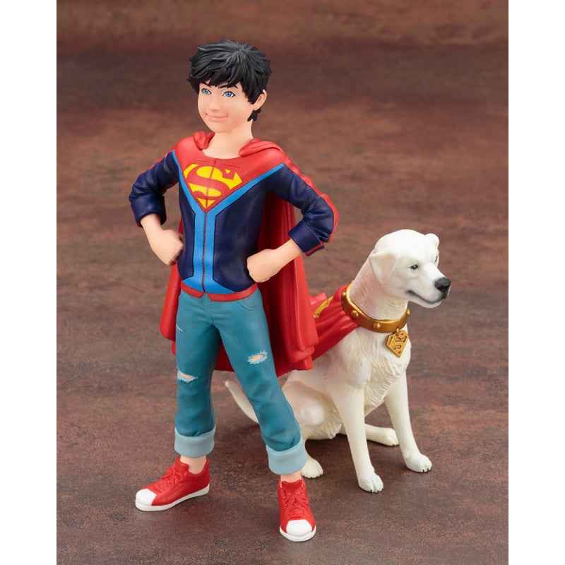 DC COMICS SUPER FILS JONATHAN KENT & KRYPTO 2 PACK ARTFX+ STATUE