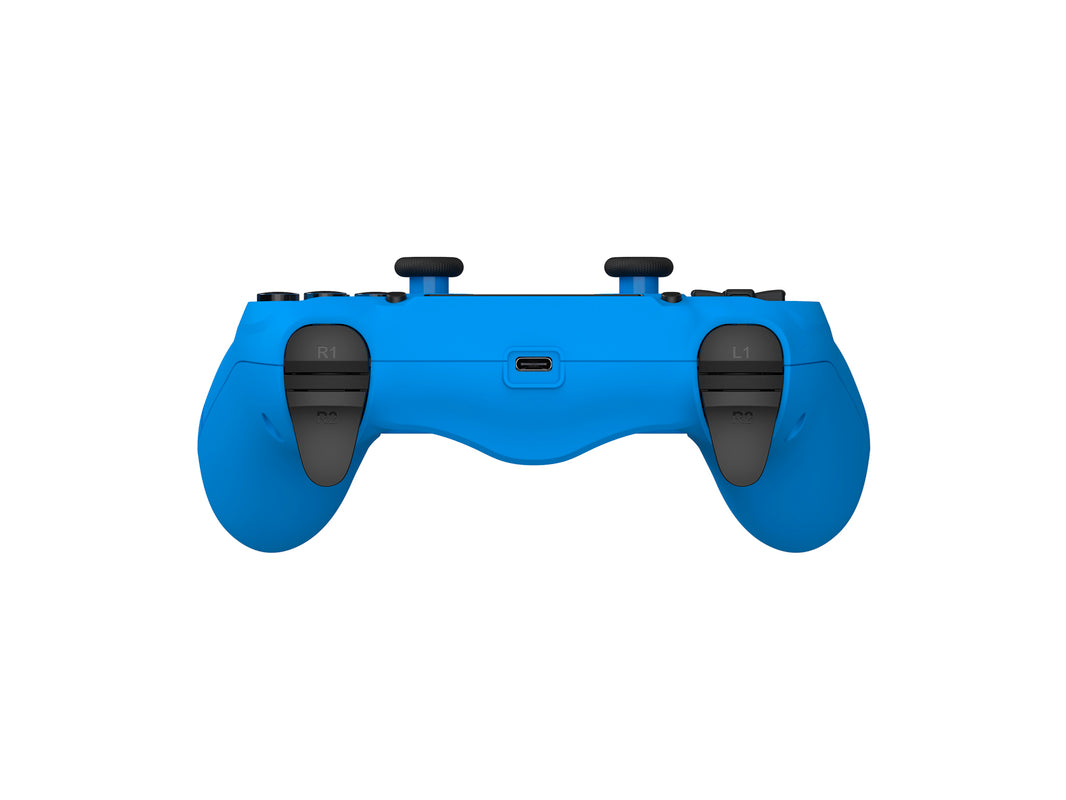 DragonShock - Manette sans fil Bluetooth MIZAR Bleue pour PS4, PC et Mobile