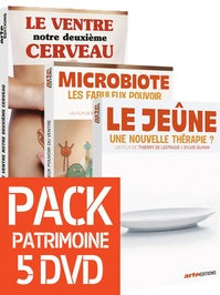 Pack Le Ventre - Notre deuxième cerveau + Microbiote + Le Jeûne - 3 DVD [DVD]