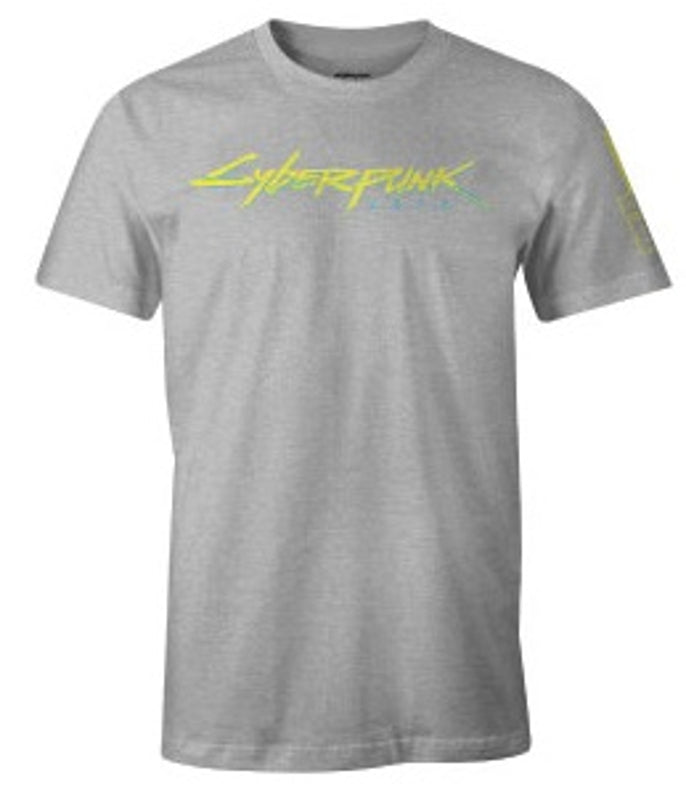 Cyberpunk 2077 - Logo Grey T-Shirt - XXL