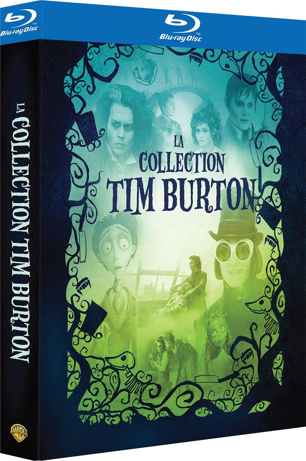La Collection Tim Burton - Charlie et la chocolaterie + Les noces funèbres + Sweeney Todd + Dark Shadows [Blu-ray]
