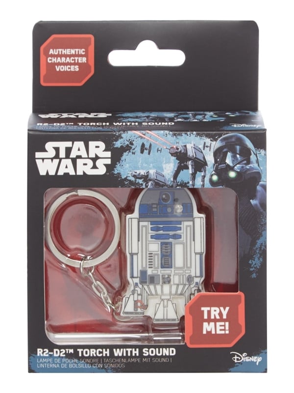 Star Wars - R2D2 Keychain Torch With Sound - flash vidéo