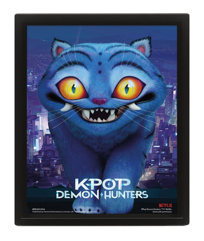 KPop Demon Hunters - Affiche lenticulaire 3D encadrée
 Derpy le tigre