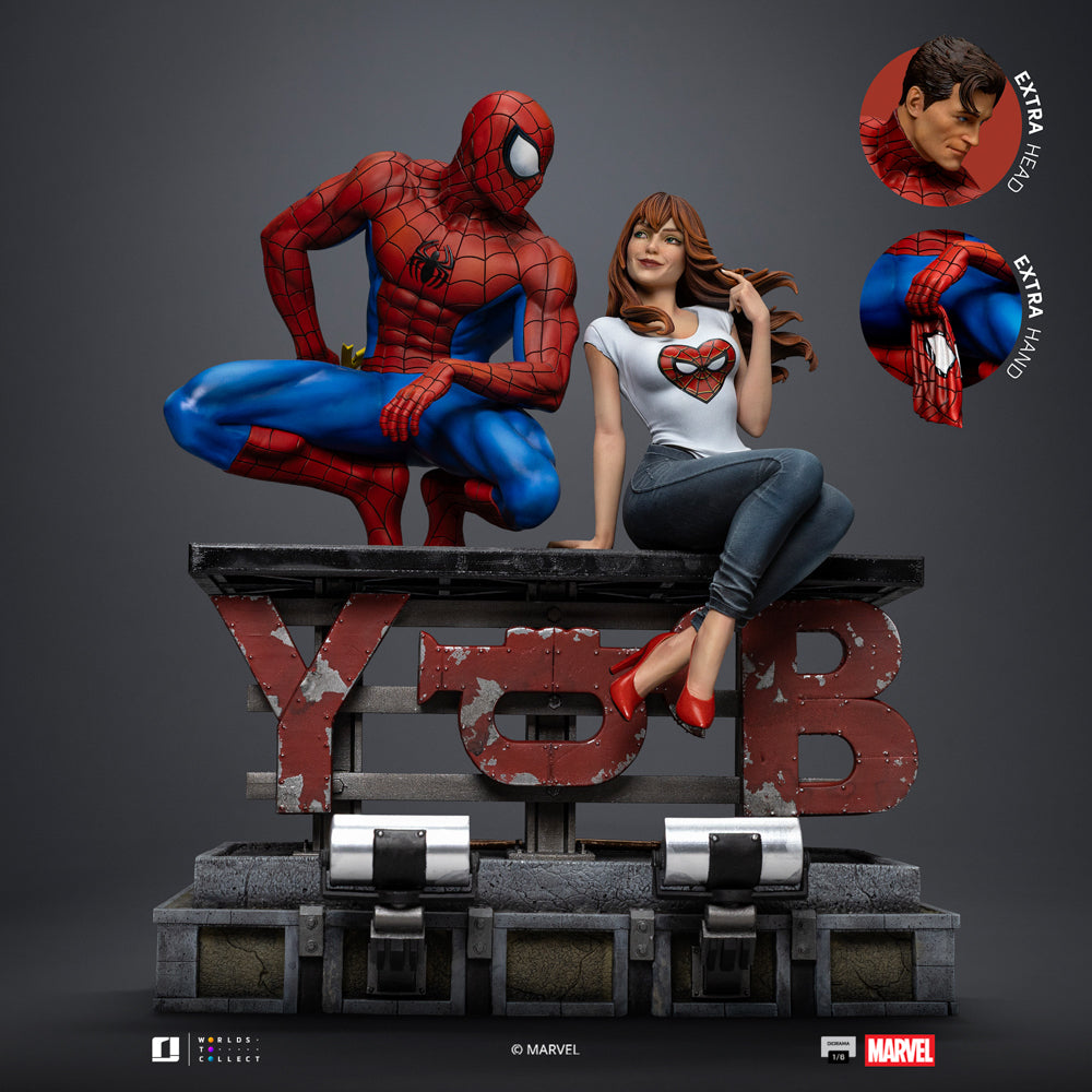 Iron Studios - Sixth Scale Diorama 1/6 - Marvel Comics - Spider-Man et MJ Statue 35cm