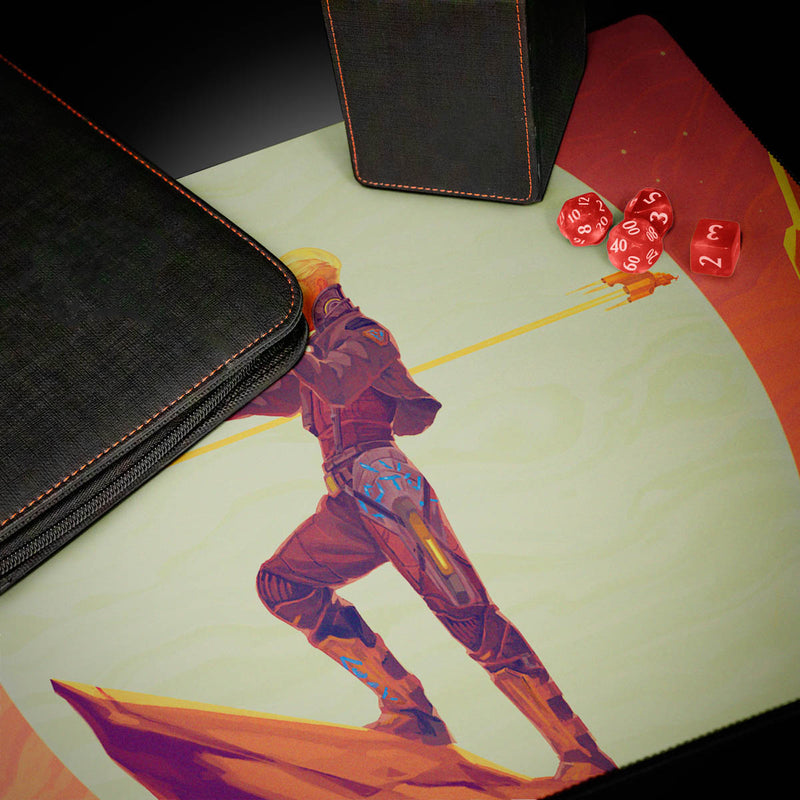 Ultra Pro - Magic: The Gathering - Aux Portes des Éternités - Tapis de jeu Sami, capitaine de reconnaissance