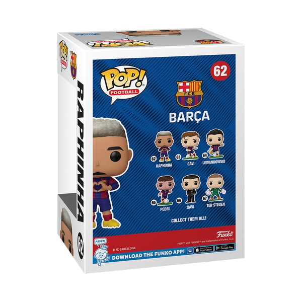 Funko Pop! Football: Futbol Club Barcelona - Raphinha - flash vidéo