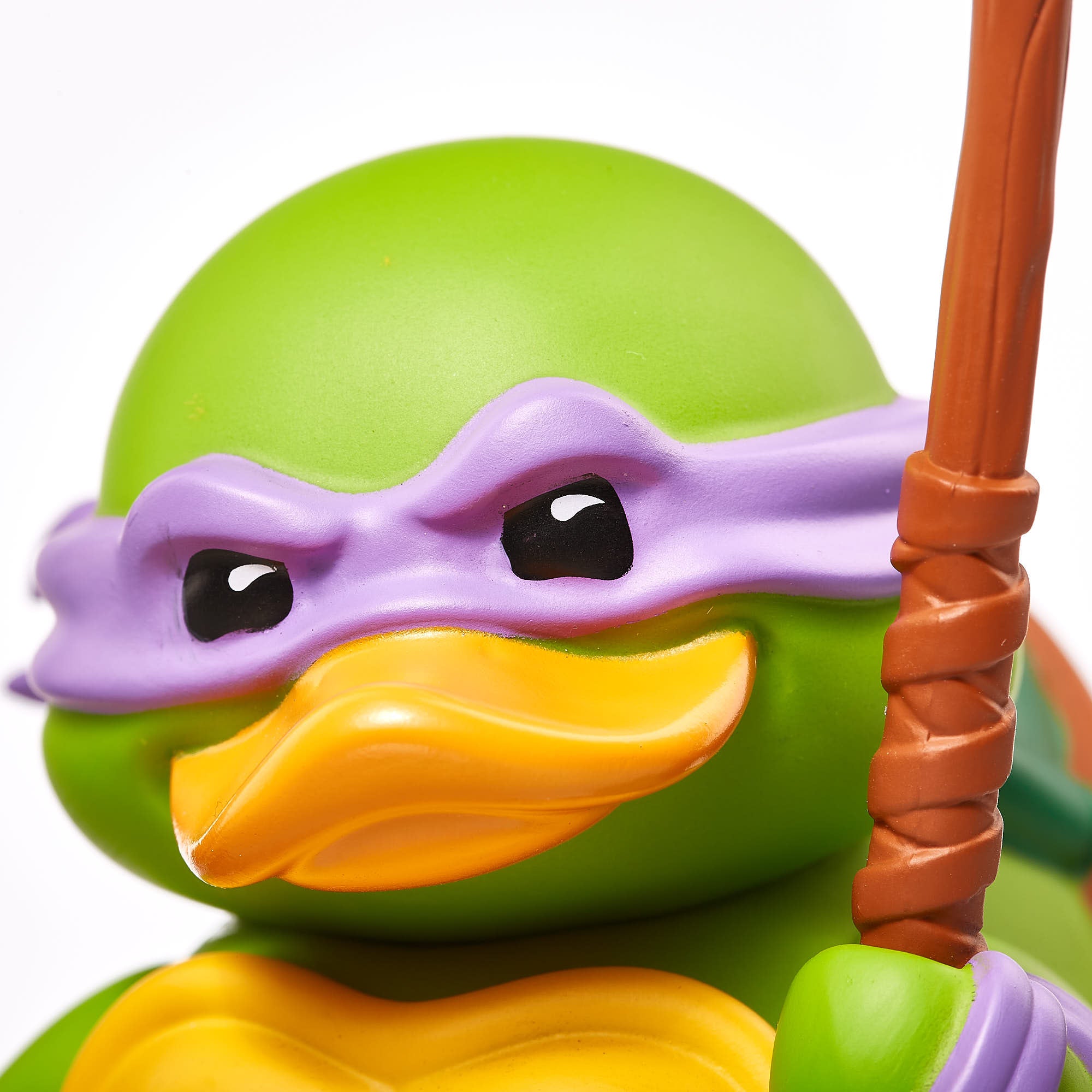 Numskull - Mini TUBBZ Canard de bain - Tortues Ninja - Donatello (Édition baignoire) - 8cm - flash vidéo